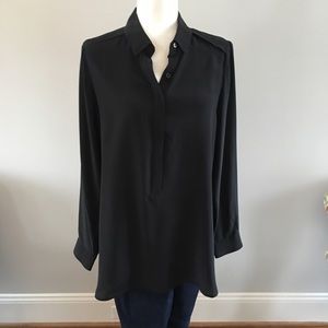 Banana Republic long sleeve silk blouse